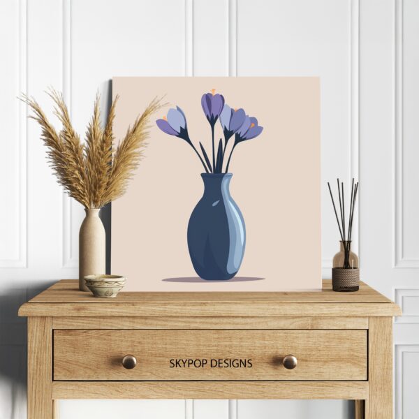 Crocus Vase Art