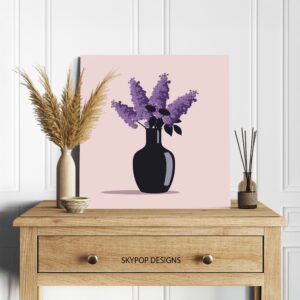 Lilac Bouquet Art
