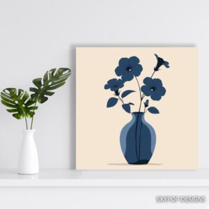 Petunia Vase Art