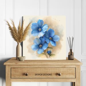 Delphinium Art