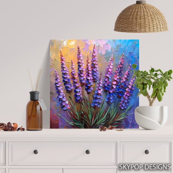 Lavender Field Art