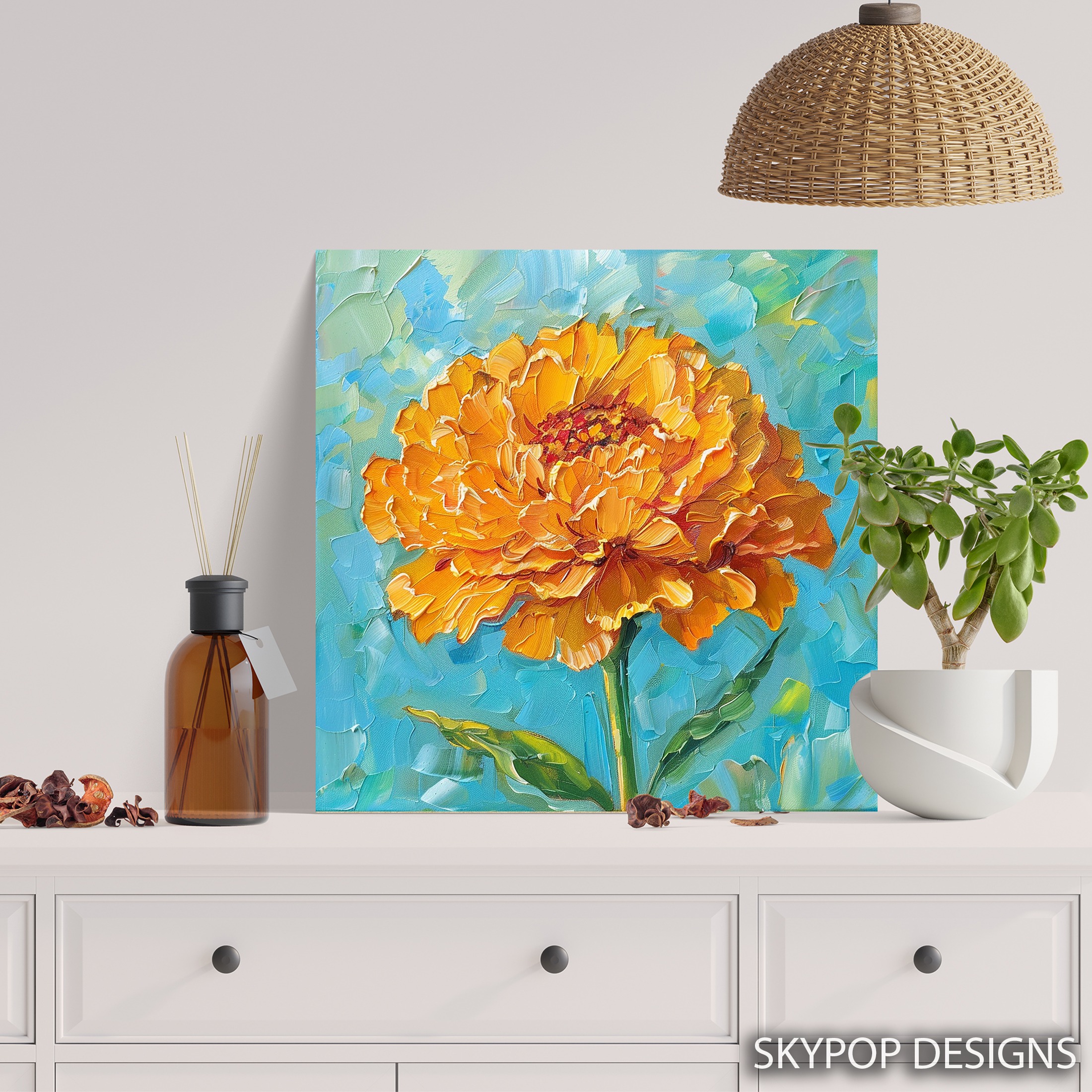 5.jpg Marigold Bloom Art