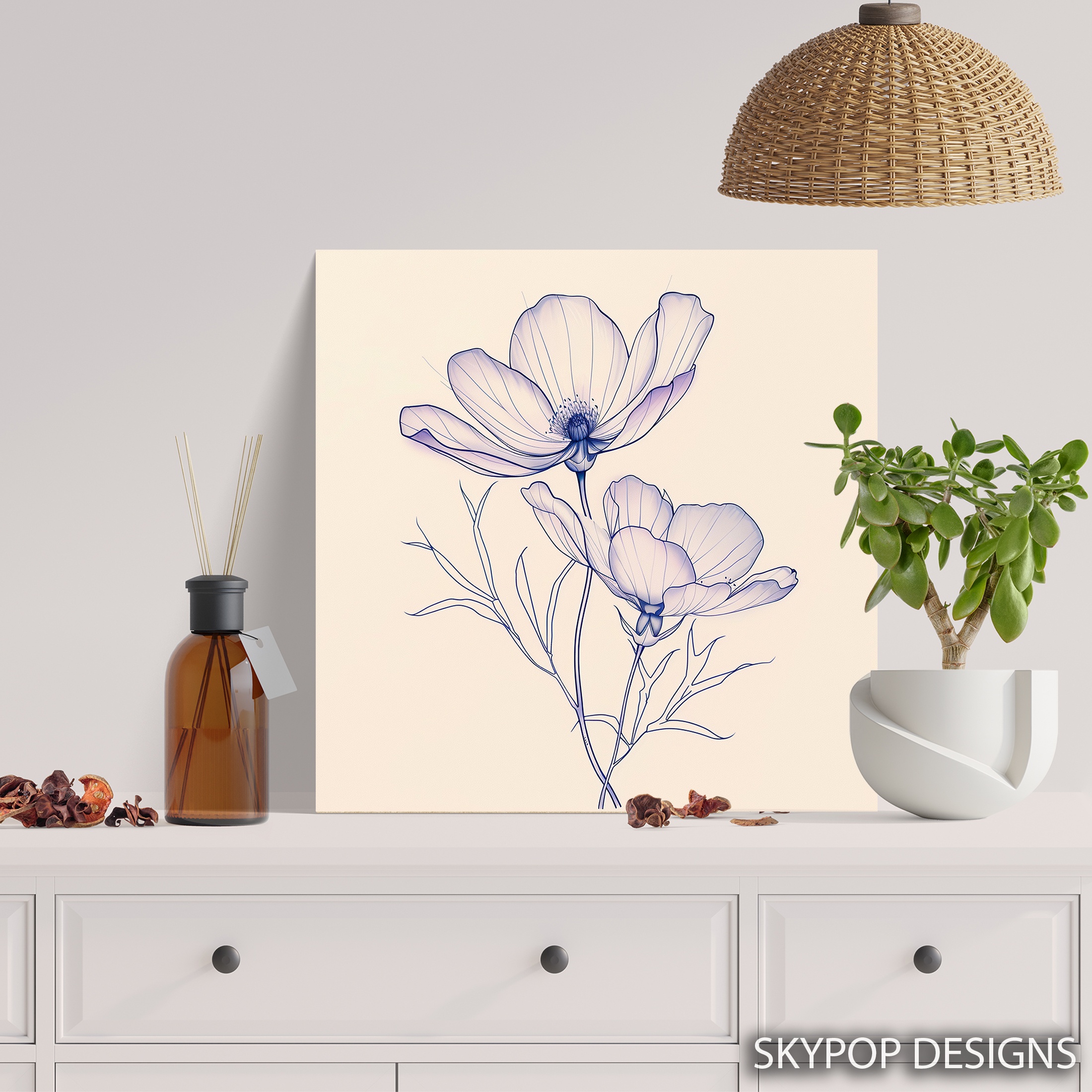 5.jpg Cosmos Flower Art