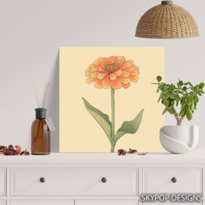 Zinnia Art