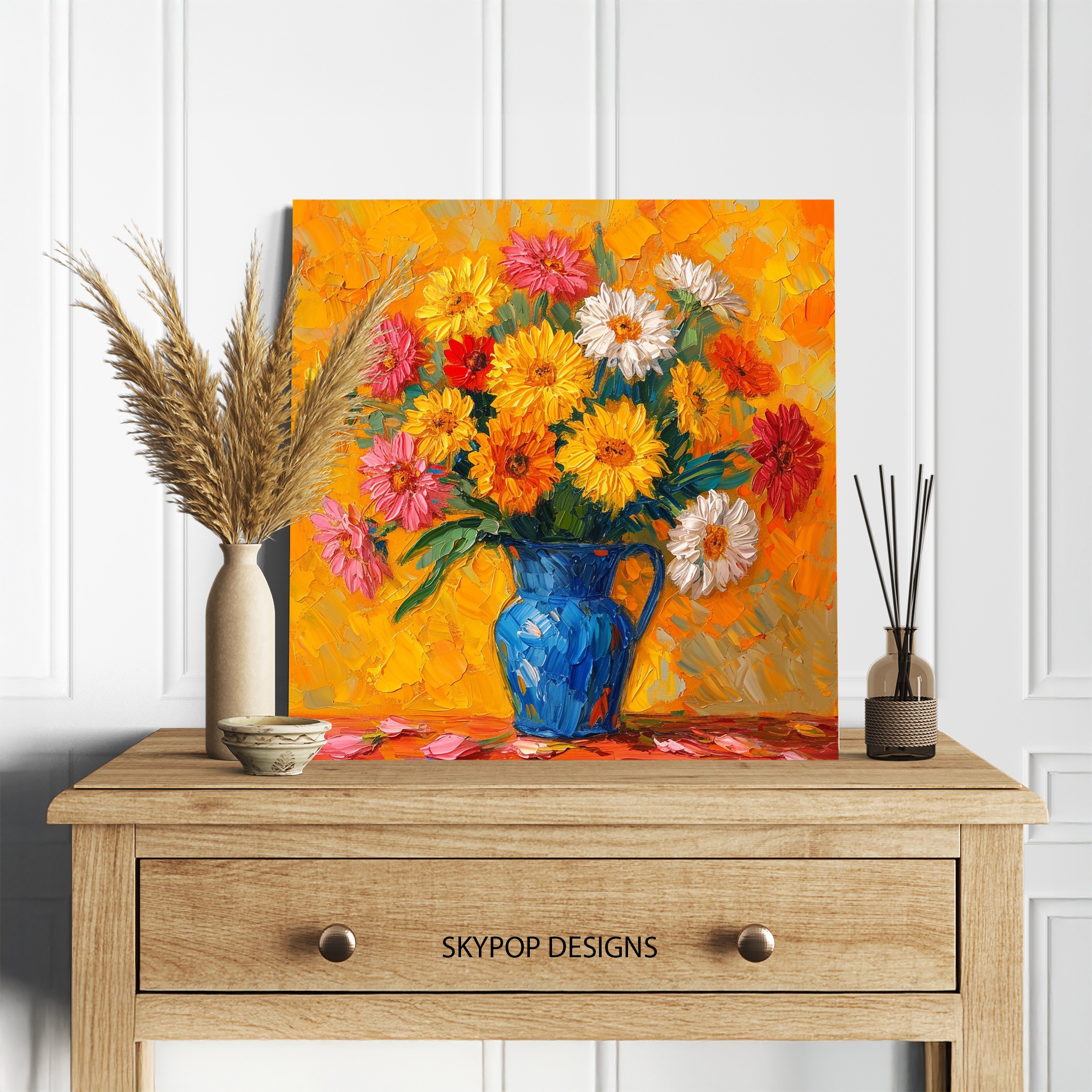 5.jpg Daisy Bouquet Art