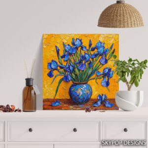 Iris Vase Art