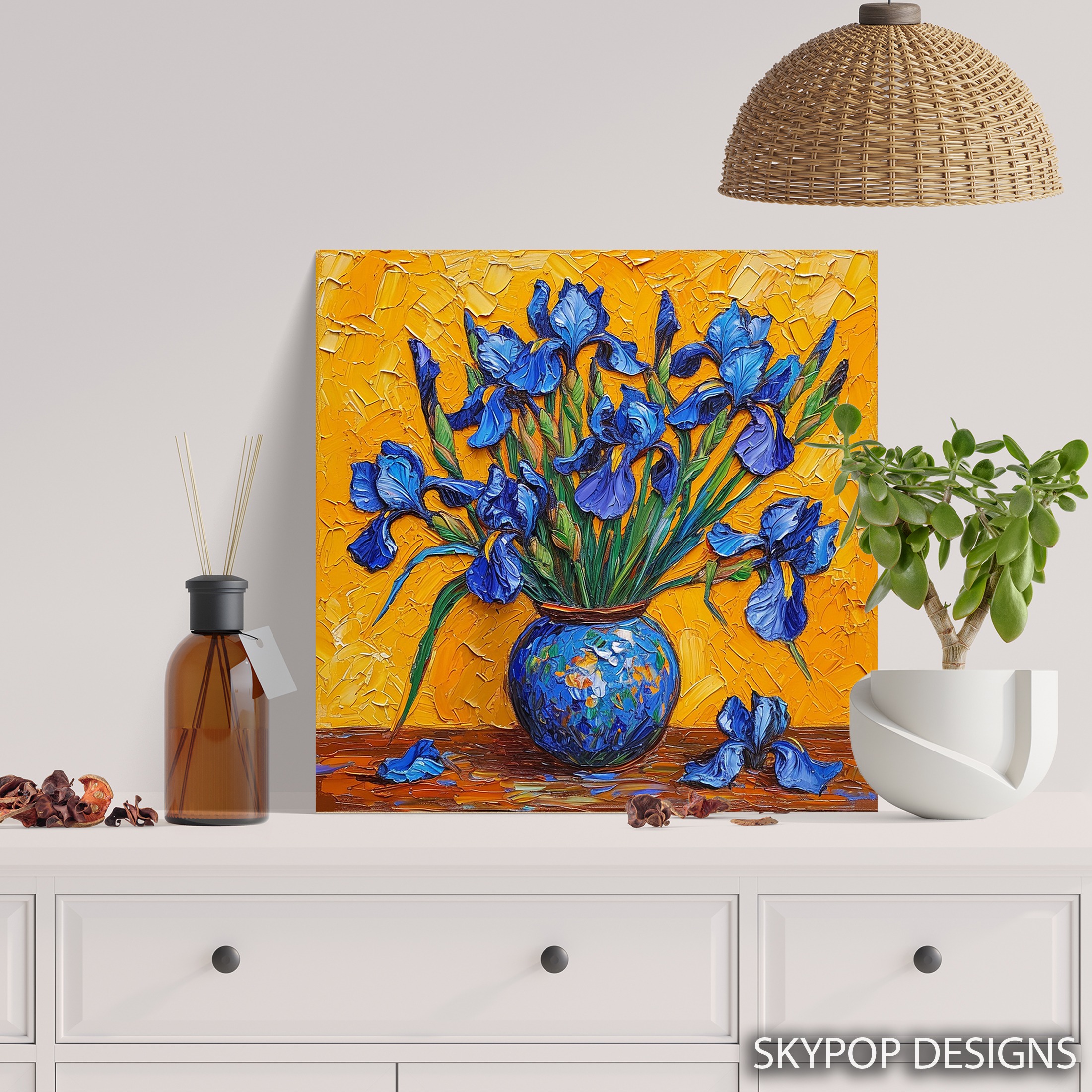 5.jpg Iris Vase Art