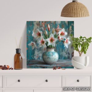 Amaryllis Blossoms Art