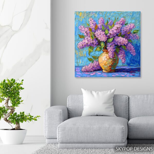 Lilac Bouquet Art