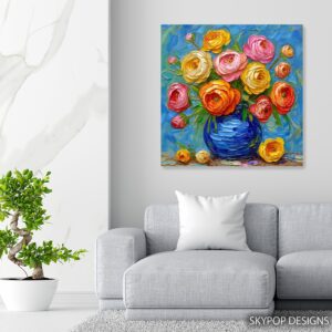Ranunculus Bouquet Art