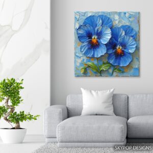 Pansy Garden Art