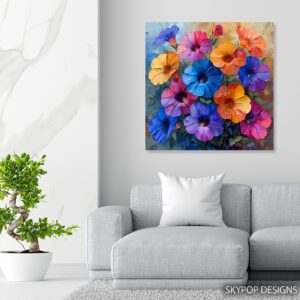 Petunia Garden Art