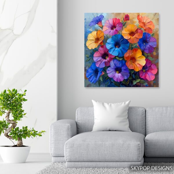 Petunia Garden Art