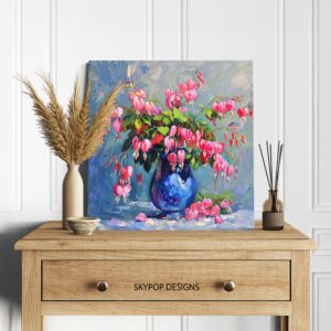 Bleeding Heart Flowers Art