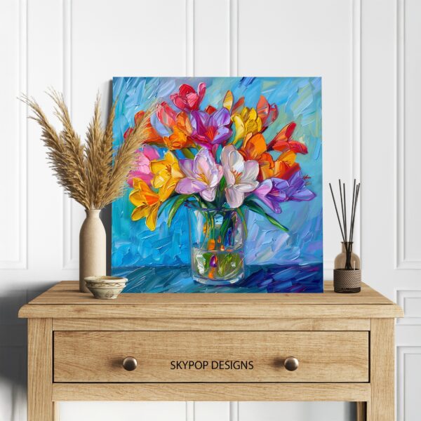 Freesia Bouquet Art