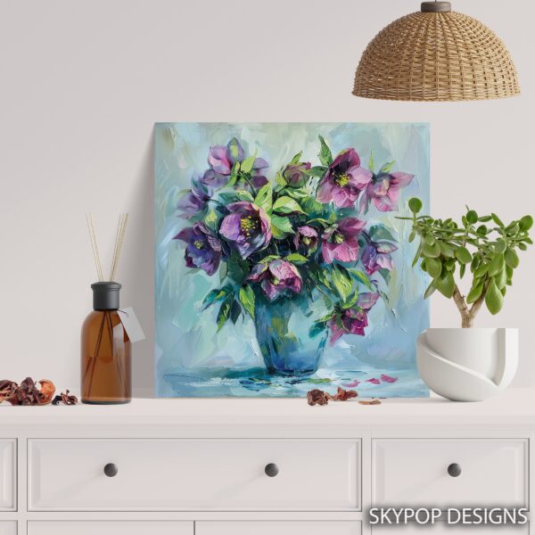 Hellebore Flower Art
