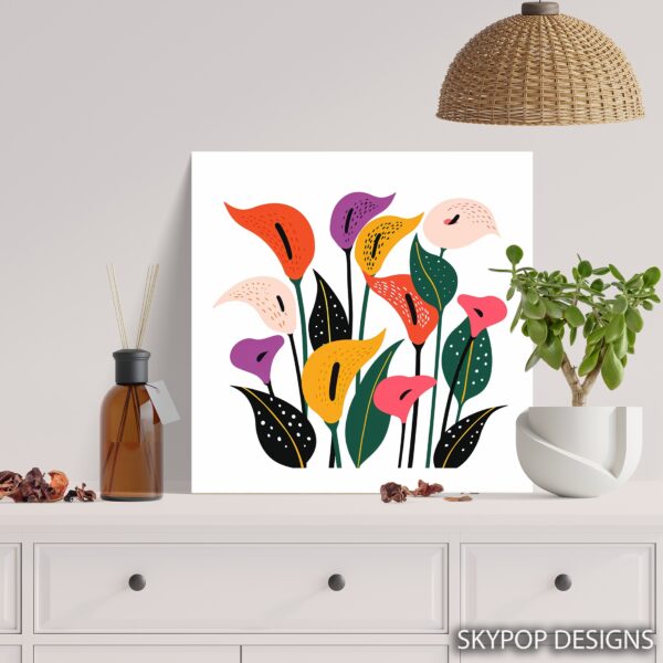 Calla Lily Garden Art