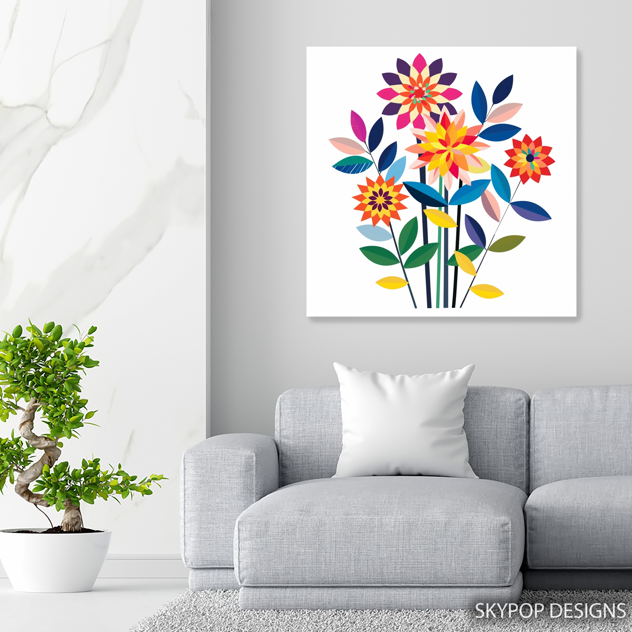 5.jpg Geometric Bloom Burst Art