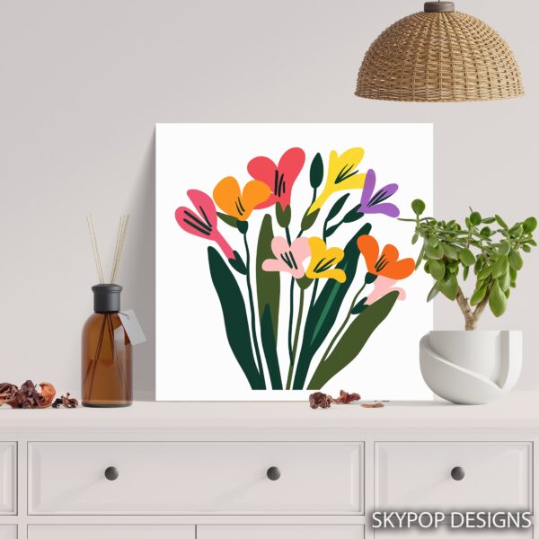 Freesia Bouquet Art
