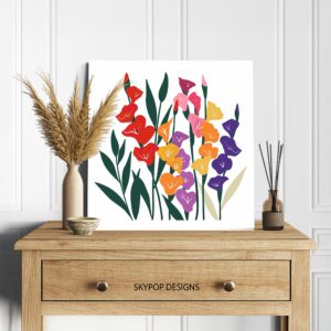 Gladiolus Garden Art