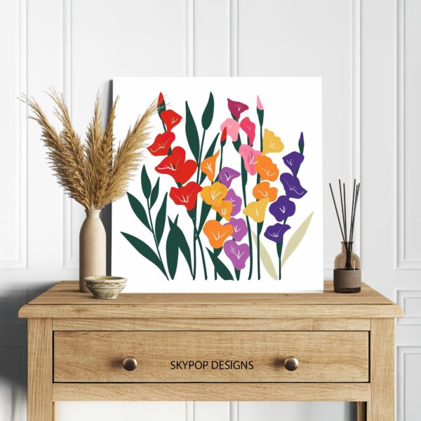 Gladiolus Garden Art