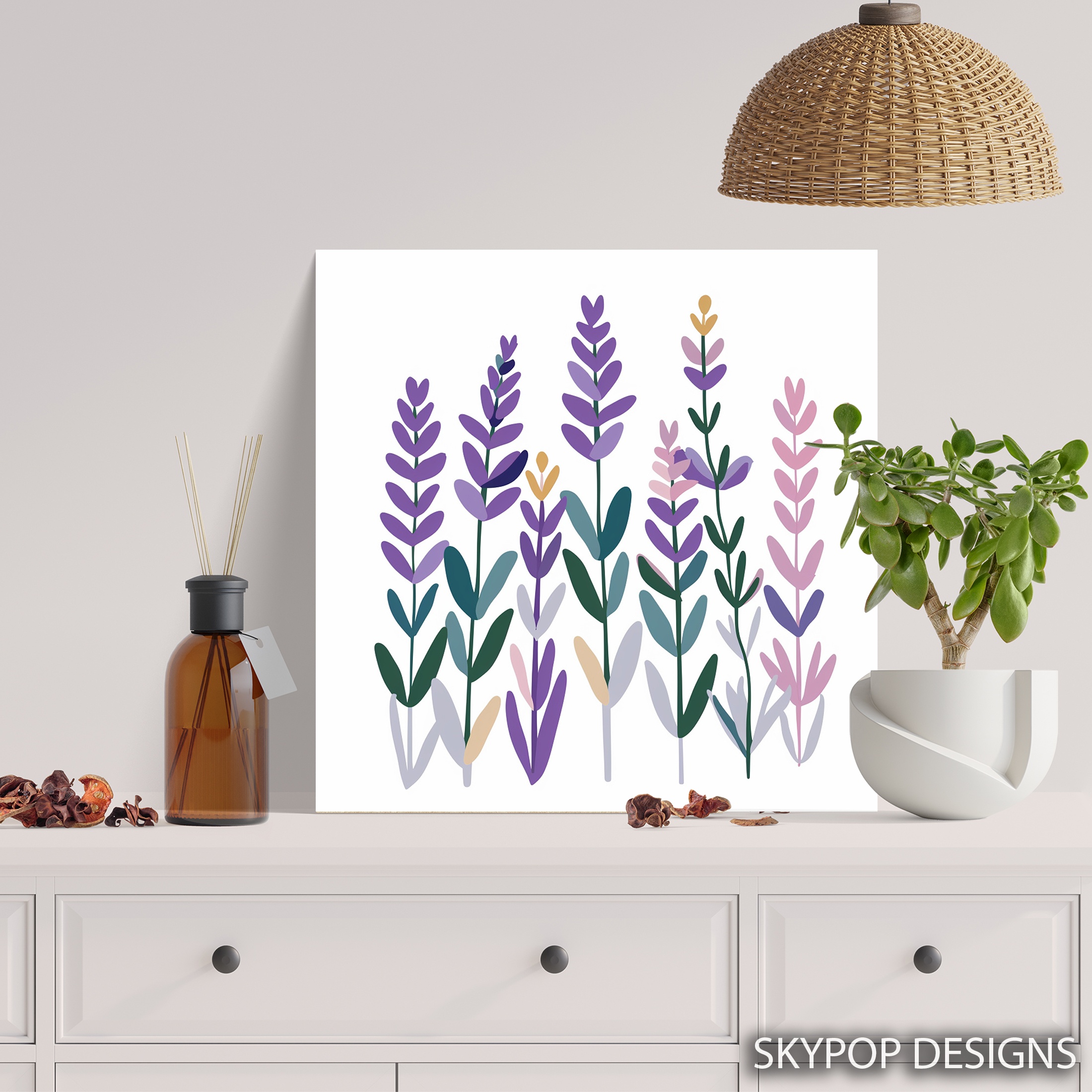 5.jpg Lavender Field Art