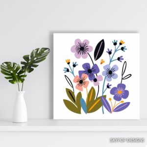 Daisy Meadow Blooms Art