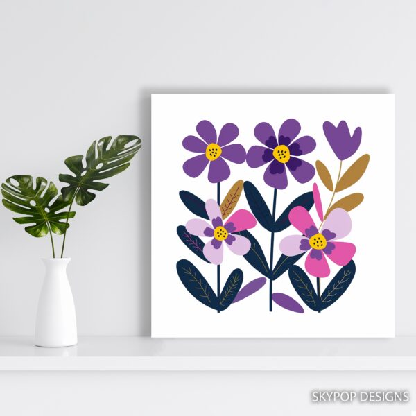 Zinnia Garden Art