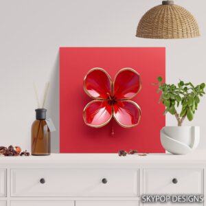 Hibiscus Bloom Art