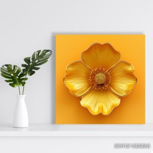 Cosmos Flower Art