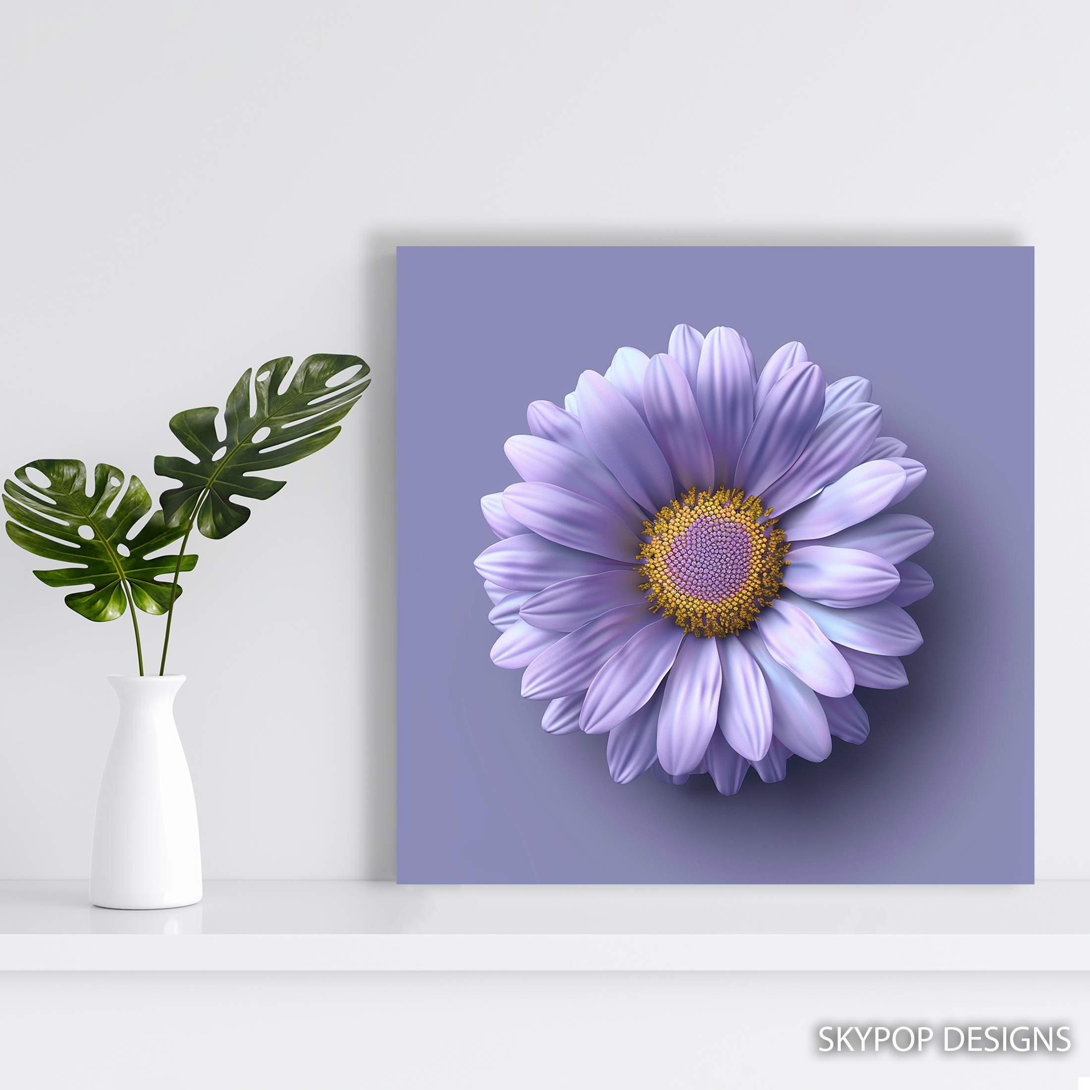 5.jpg Purple Daisy Art