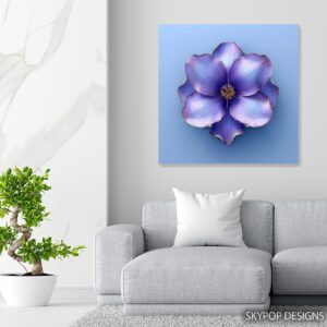 Delphinium Bloom Art