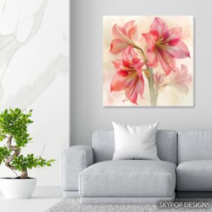Amaryllis Blossom Art