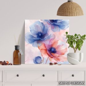 Anemone Bloom Art