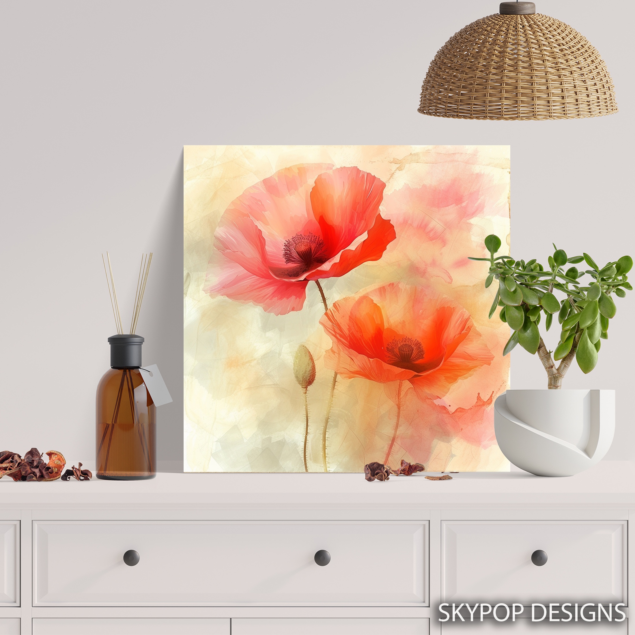 5.jpg Poppy Flower Art