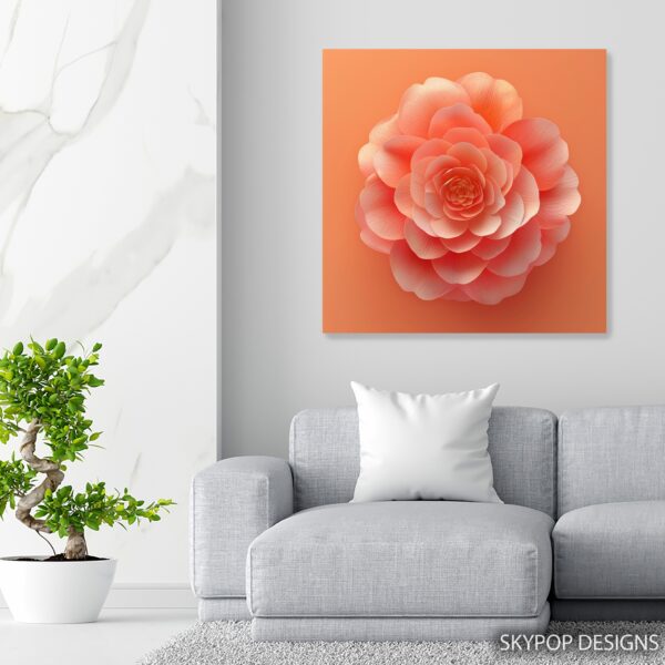 Camellia Bloom Art