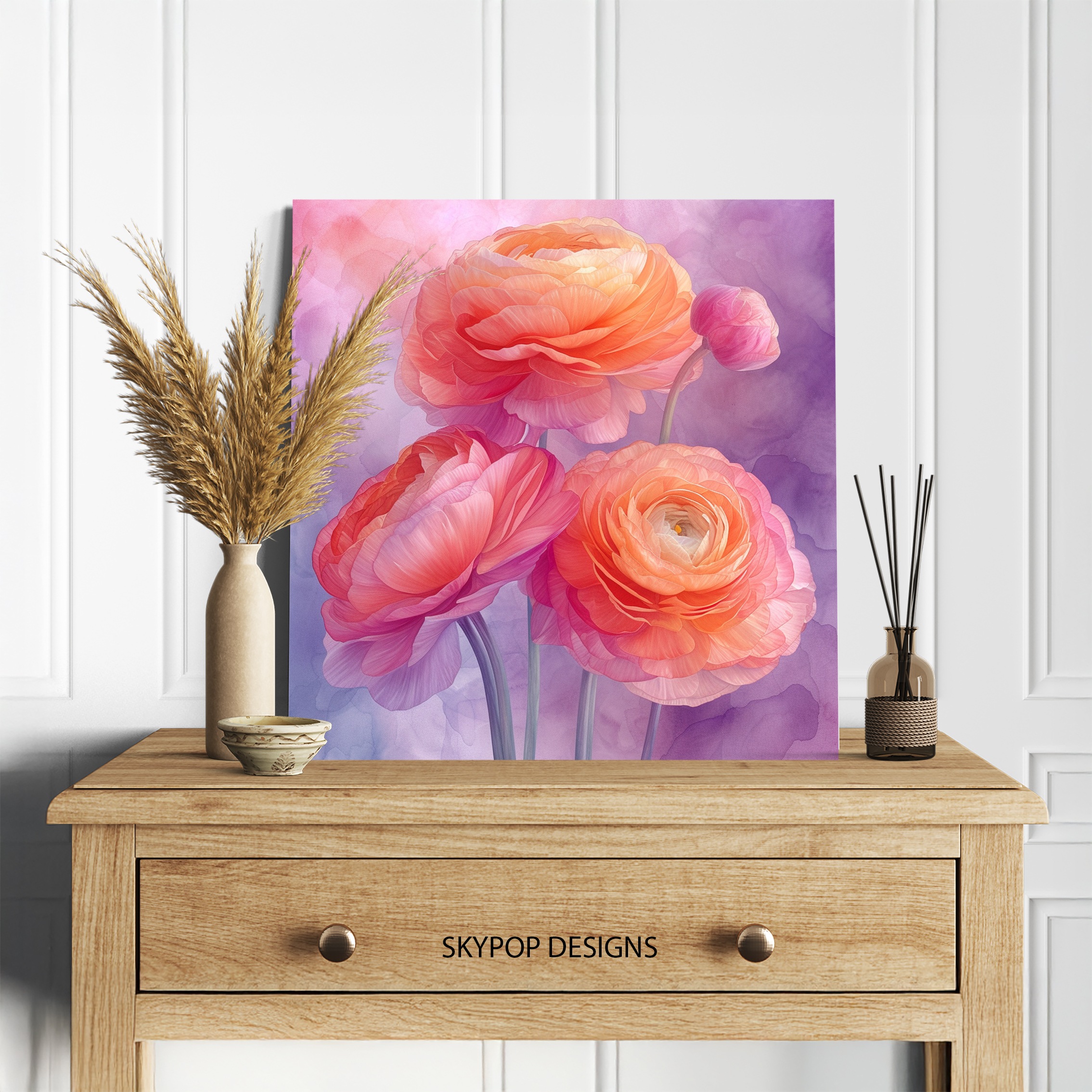 5.jpg Ranunculus Blooms Art
