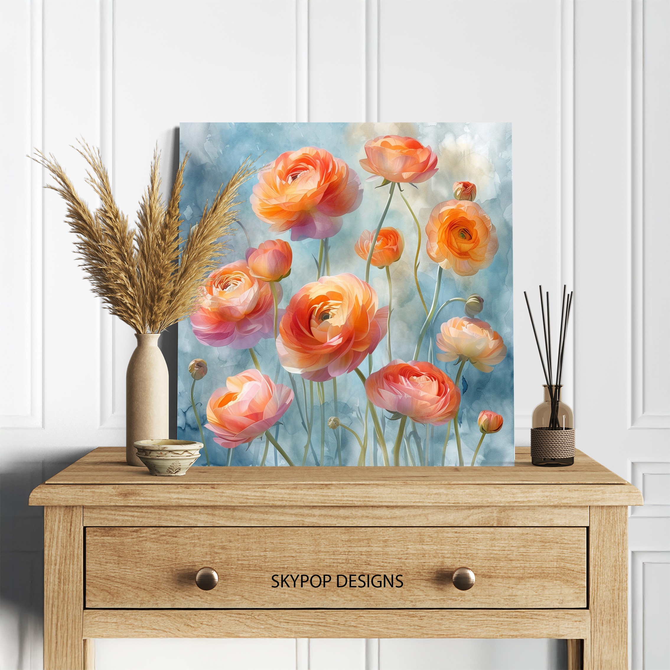 5.jpg Ranunculus Blooms Art
