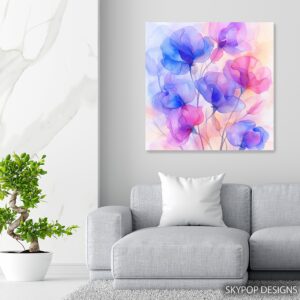 Sweet Pea Bloom Art