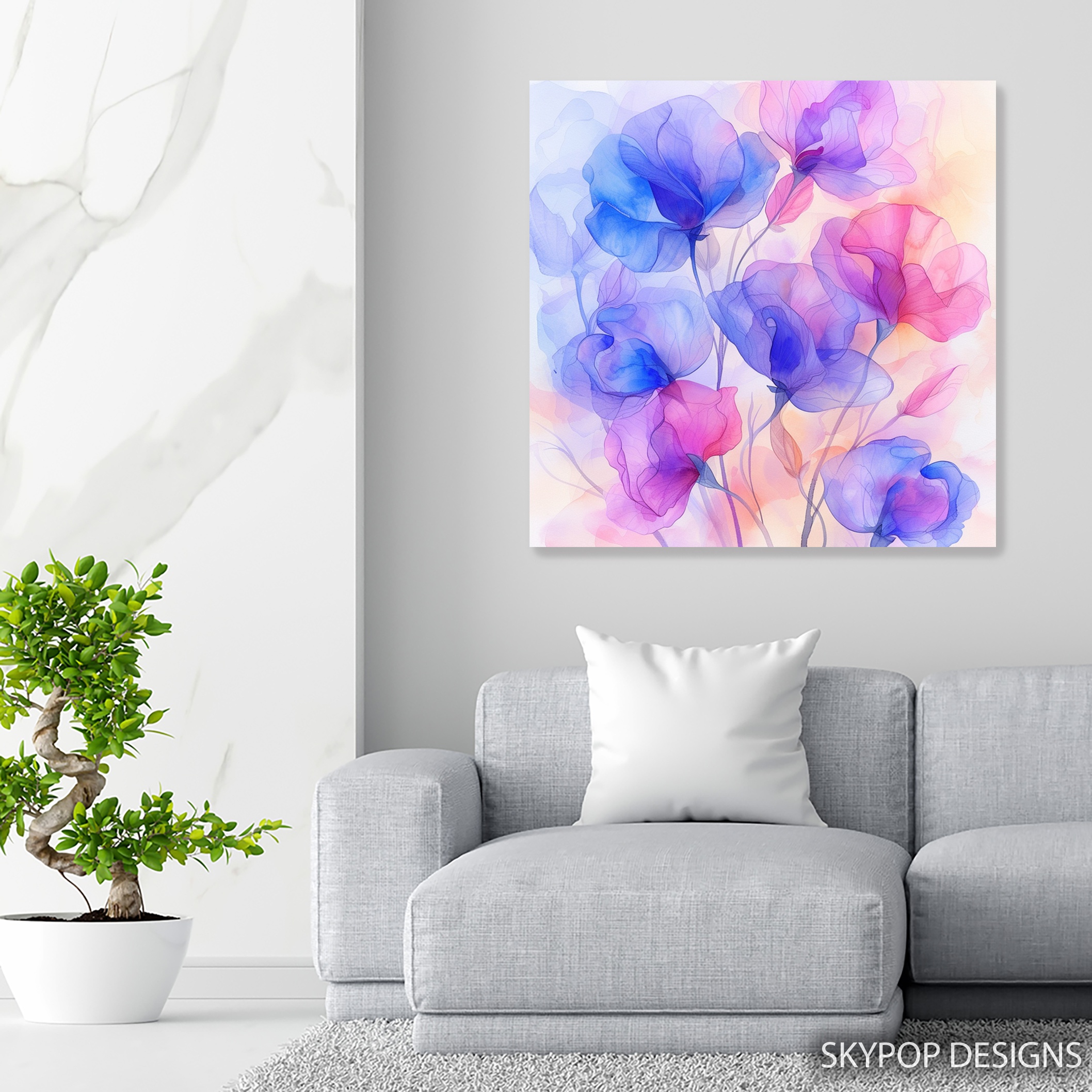 5.jpg Sweet Pea Bloom Art