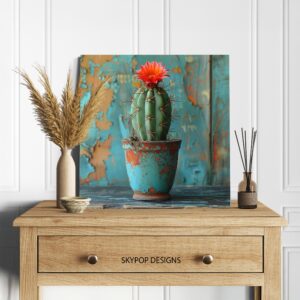 Cactus Flower Art