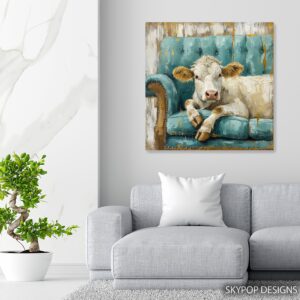 Highland Cow Art