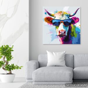 Highland Cow Art