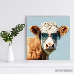 Highland Cow Art
