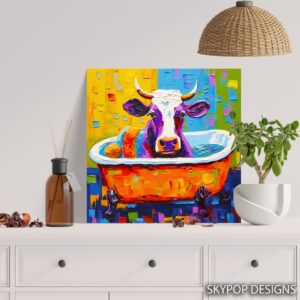 Highland Cow Art