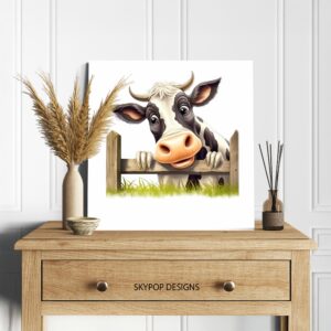 Highland Cow Art