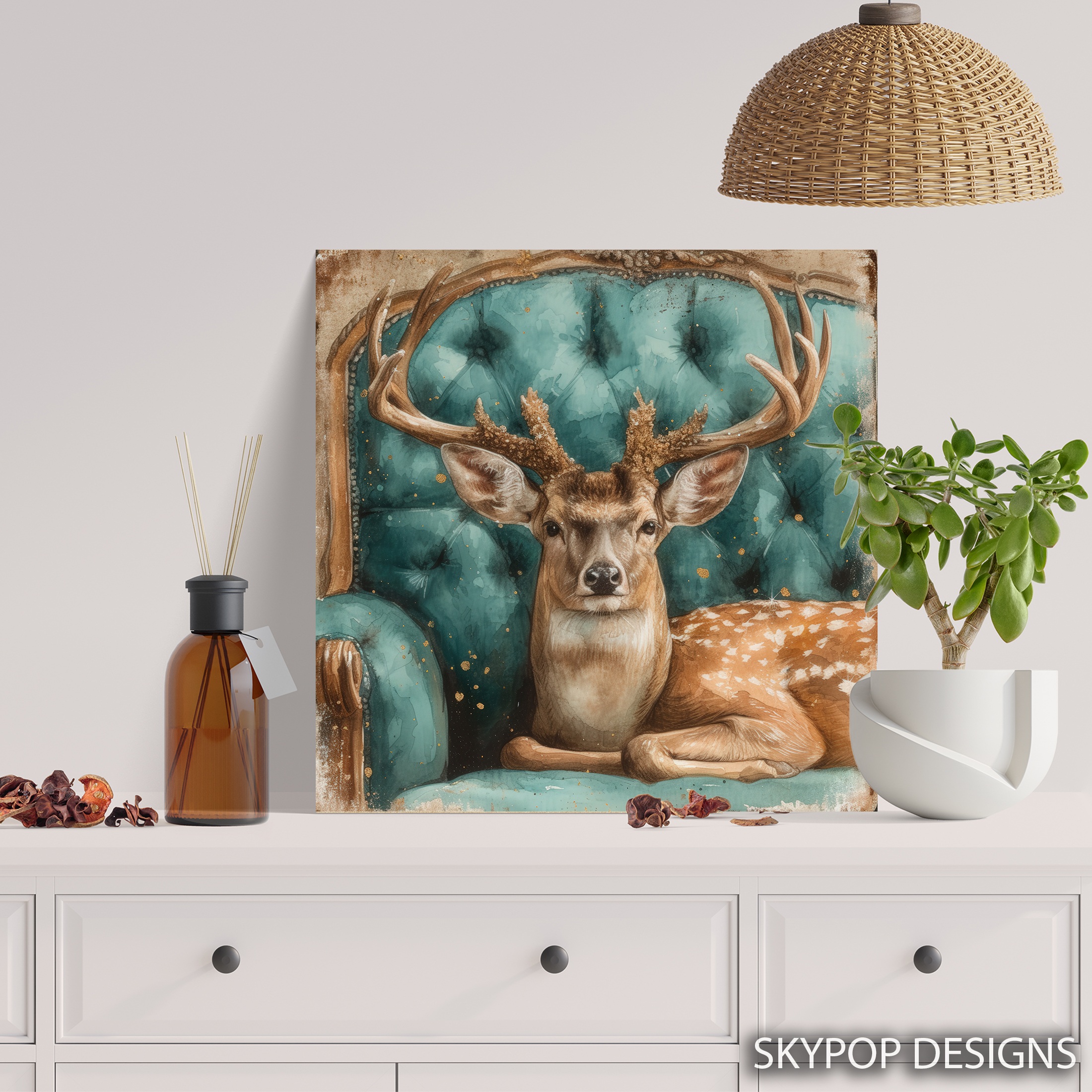 5.jpg Deer Art