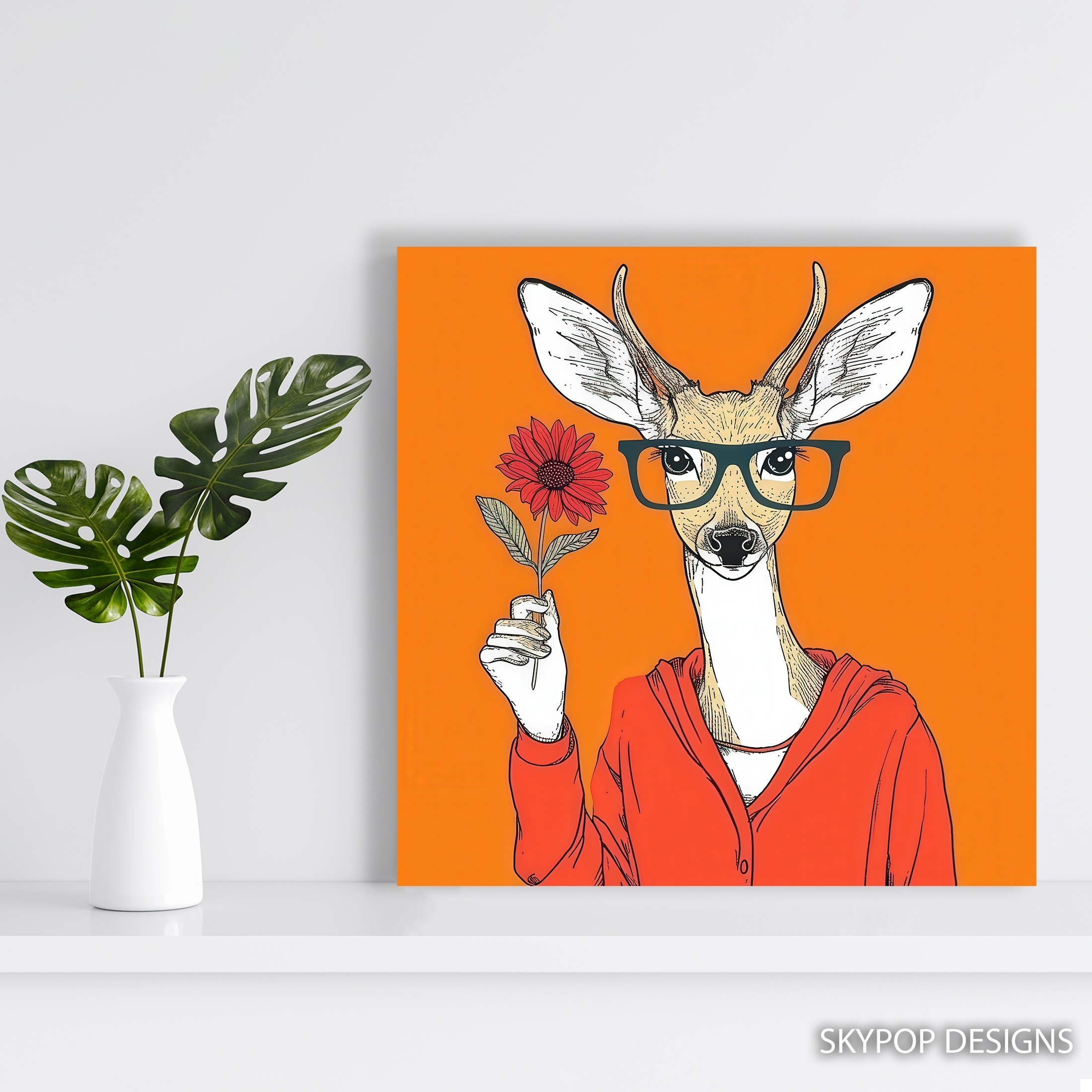 5.jpg Deer Art