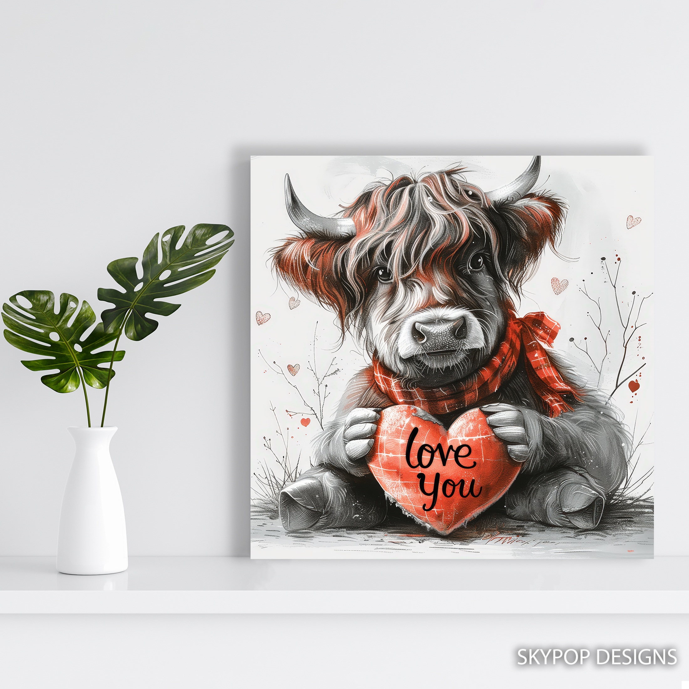 5.jpg Highland Cow Art