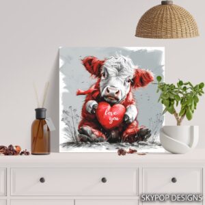Highland Cow Art